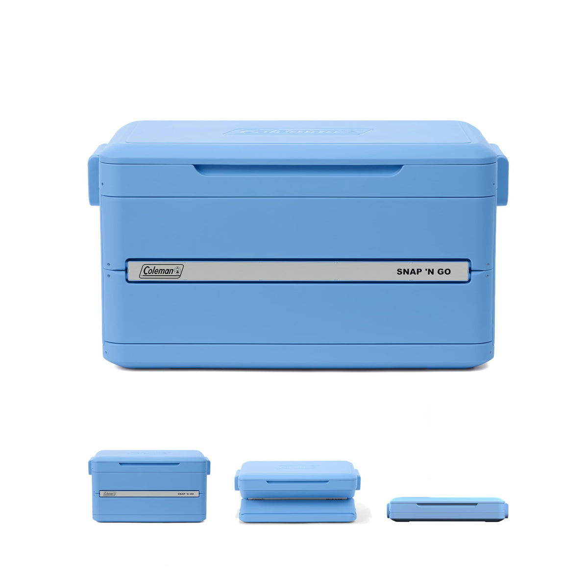 Coleman Snap 'N Go 45-Quart Collapsible Hard Cooler, Keeps Ice Cold up to 55 Hours, 76-Can Capacity, Spacing-Saving & Quick to Set Up, Collapses to 1/3 of Open Size, Holds up to 200 Pounds 🍁 All In One Marketplace Canada