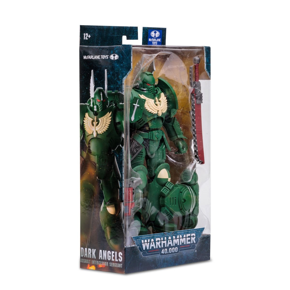 Warhammer 40,000 Wave 5 Dark Angels Assault Intercessor Sergeant 7-Inch Scale Action Figure