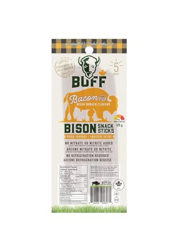 BUFF - Bison Snack Stick - Bacon Burger (12 x 125g 60)