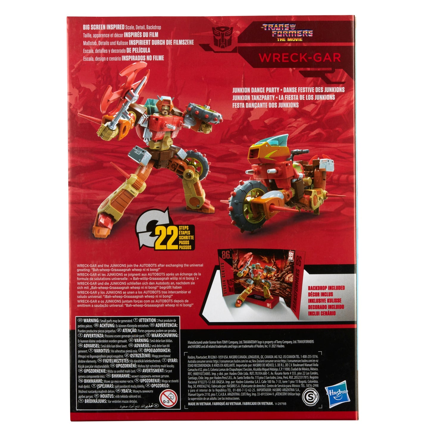 Transformers Studio Series 86-09 Voyager The Transformers: The Movie Wreck-Gar