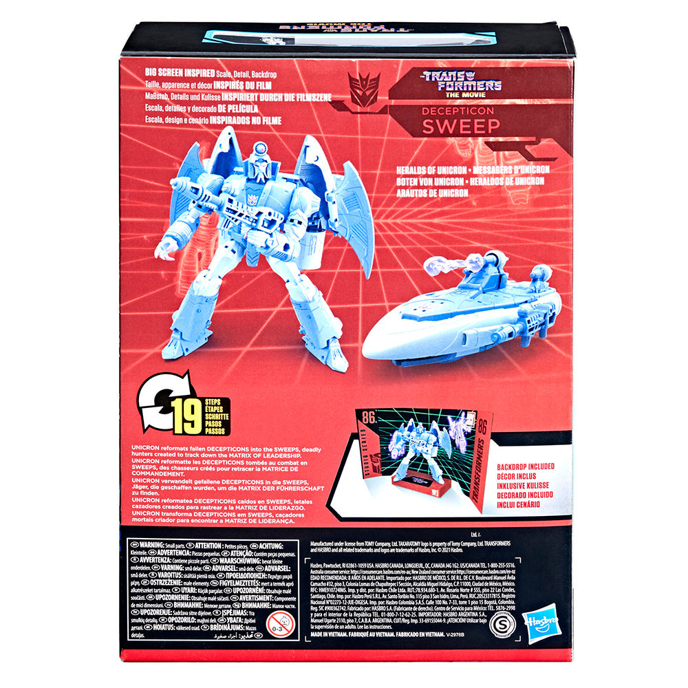 Sweep Transformers Studio Series 86-10 Voyager The Movie Decepticon ( SubStandard Box )