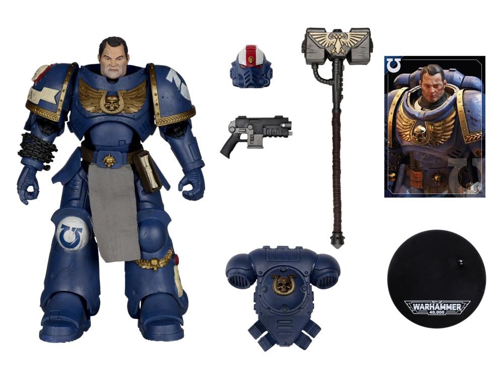 Warhammer 40,000: Space Marine 2 Ultramarines Lieutenant Titus Action Figure
