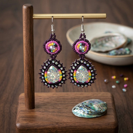 Drop Beaded Earrings(8)