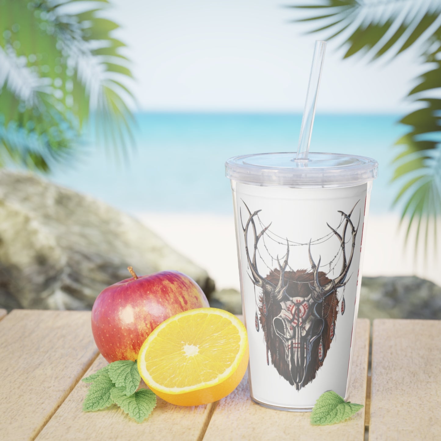 WENDIGO GEAR CO. Plastic Tumbler with Straw