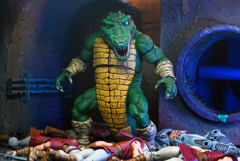 Teenage Mutant Ninja Turtles Leatherhead (Mirage Comics) Deluxe Action Figure