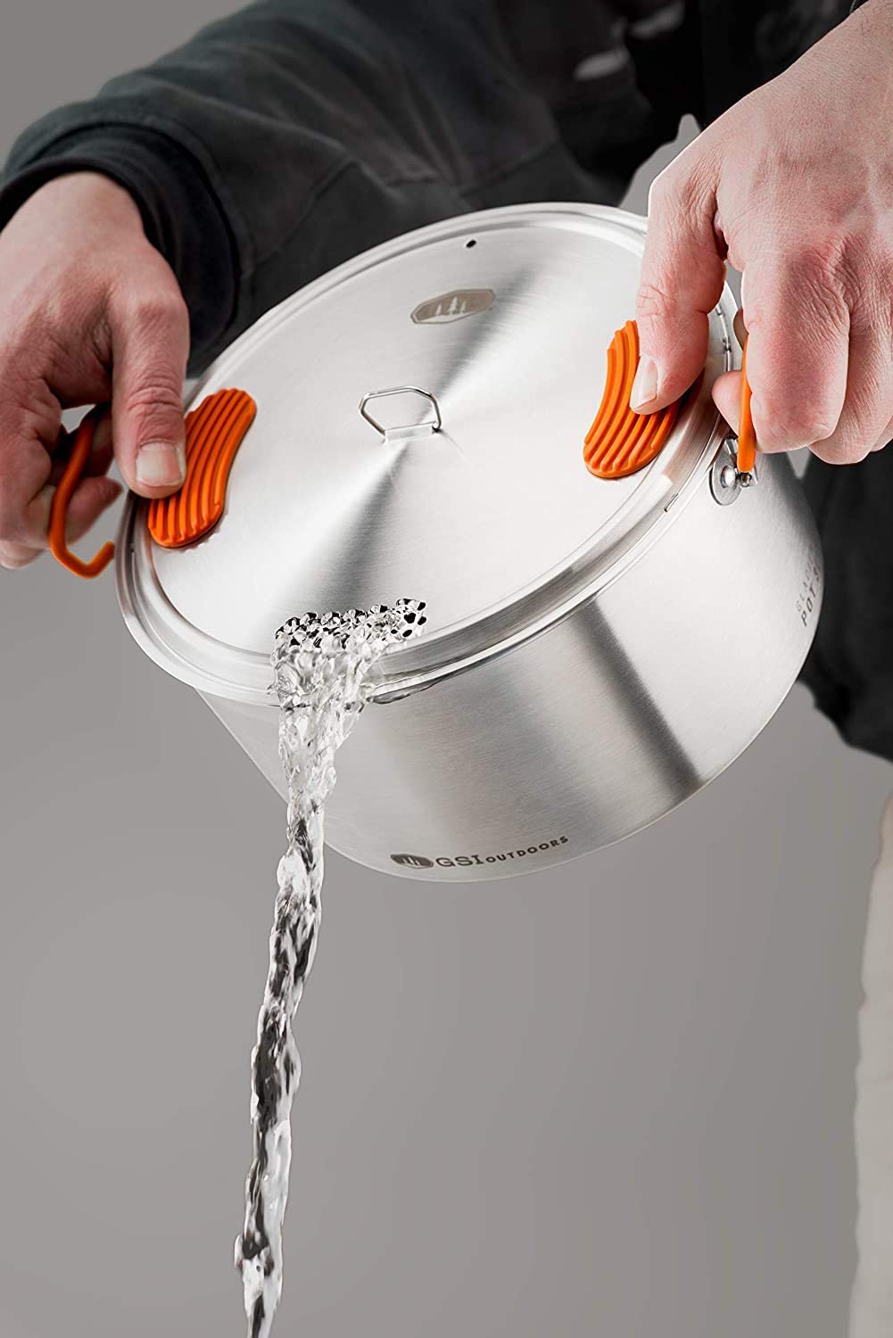 GSI Outdoors Glacier Stainless Steel Base Camper Cookset - Medium