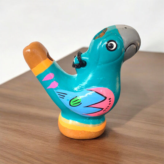 Painted Parrot Bird Water Whistle