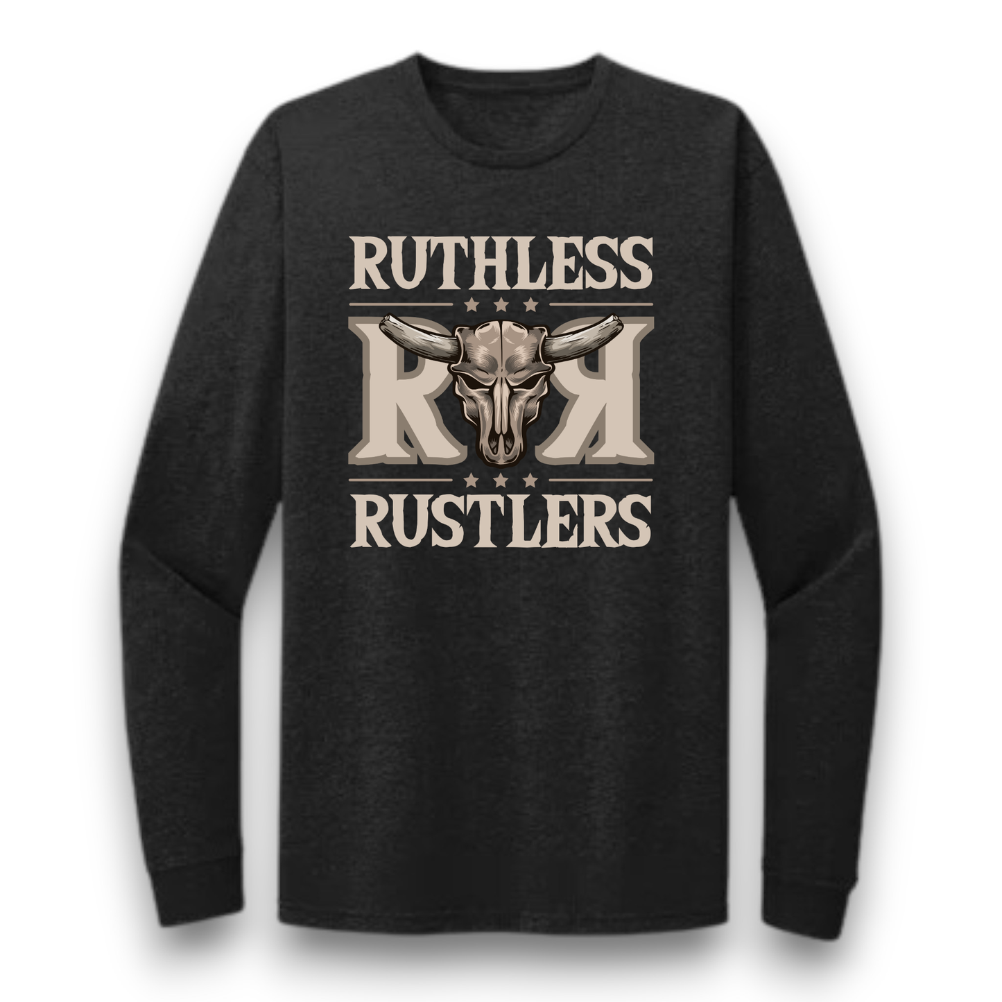 Ruthless Rustlers RR Bold Long Sleeve T-Shirt