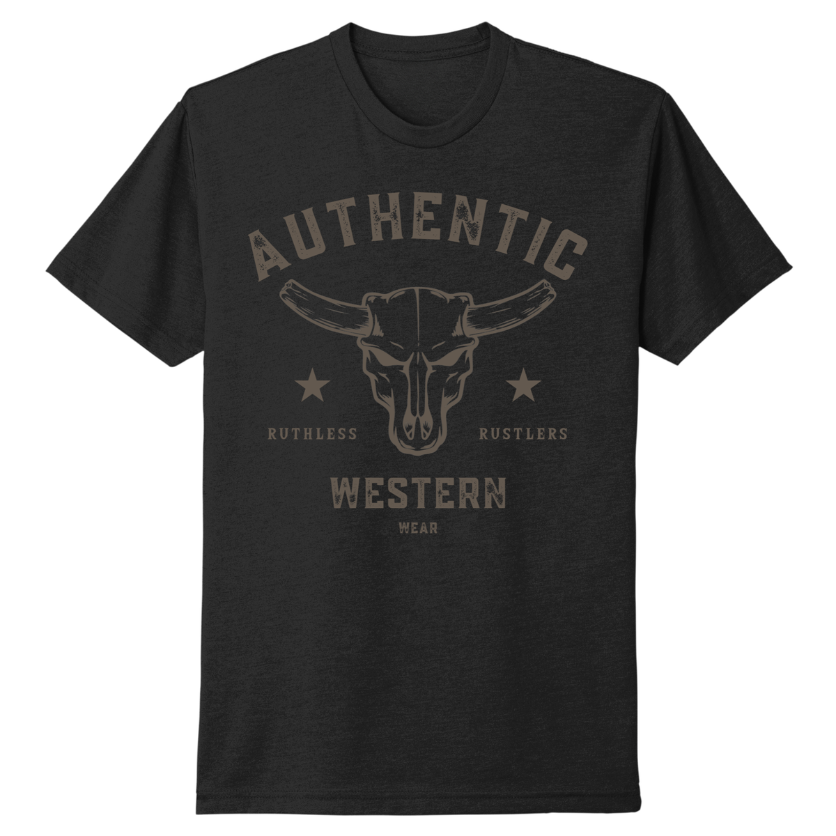 AUTHENTIC WESTERN T-SHIRT | Black