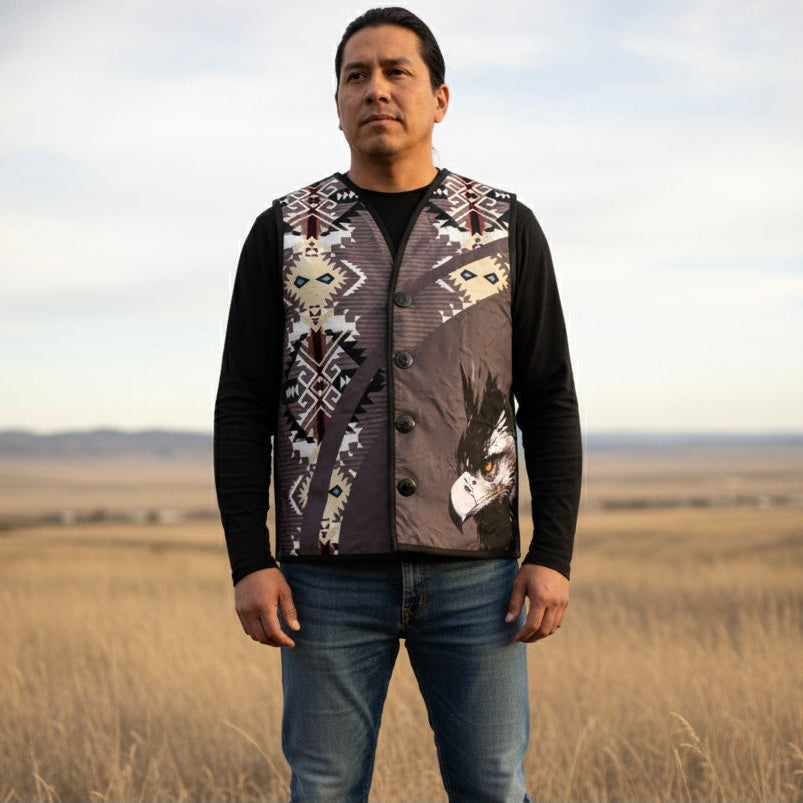 Eagle Native Vest(White)