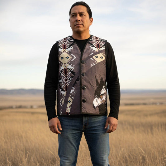Eagle Native Vest(White)
