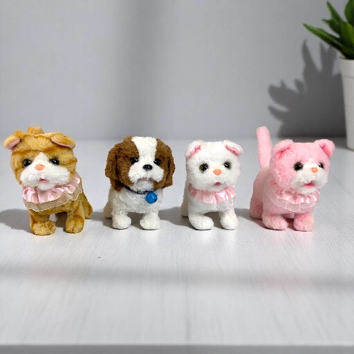Small Interactive Electric Walking Pet Plush Toy