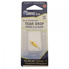 Compac #6 Tear Drop Lures (Ice)