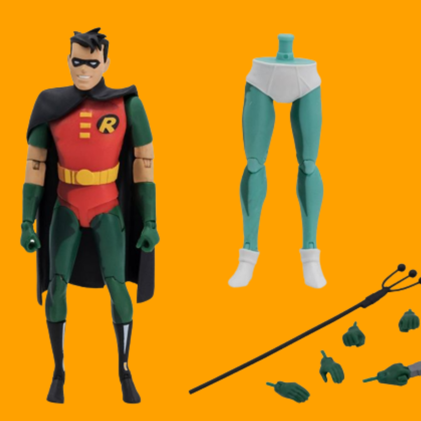 McFarlane Toys DC Comics Batman - The Animated Series Robin Build-A-Figure