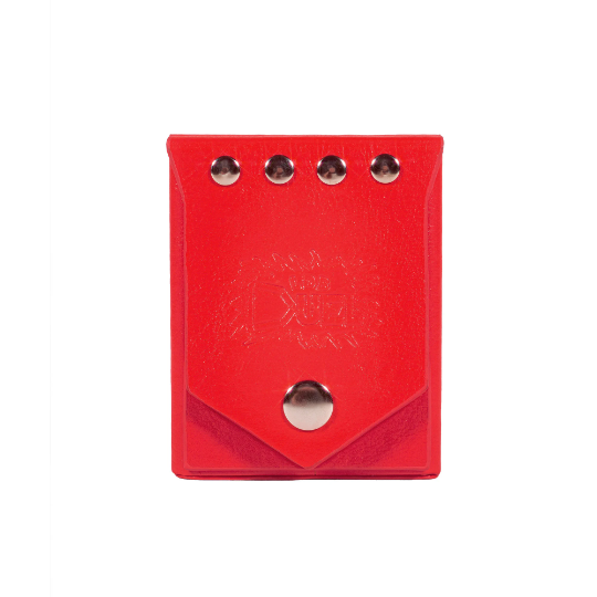 Hero Red Deck Box + Belt Loop - Hard Shell Faux Leather
