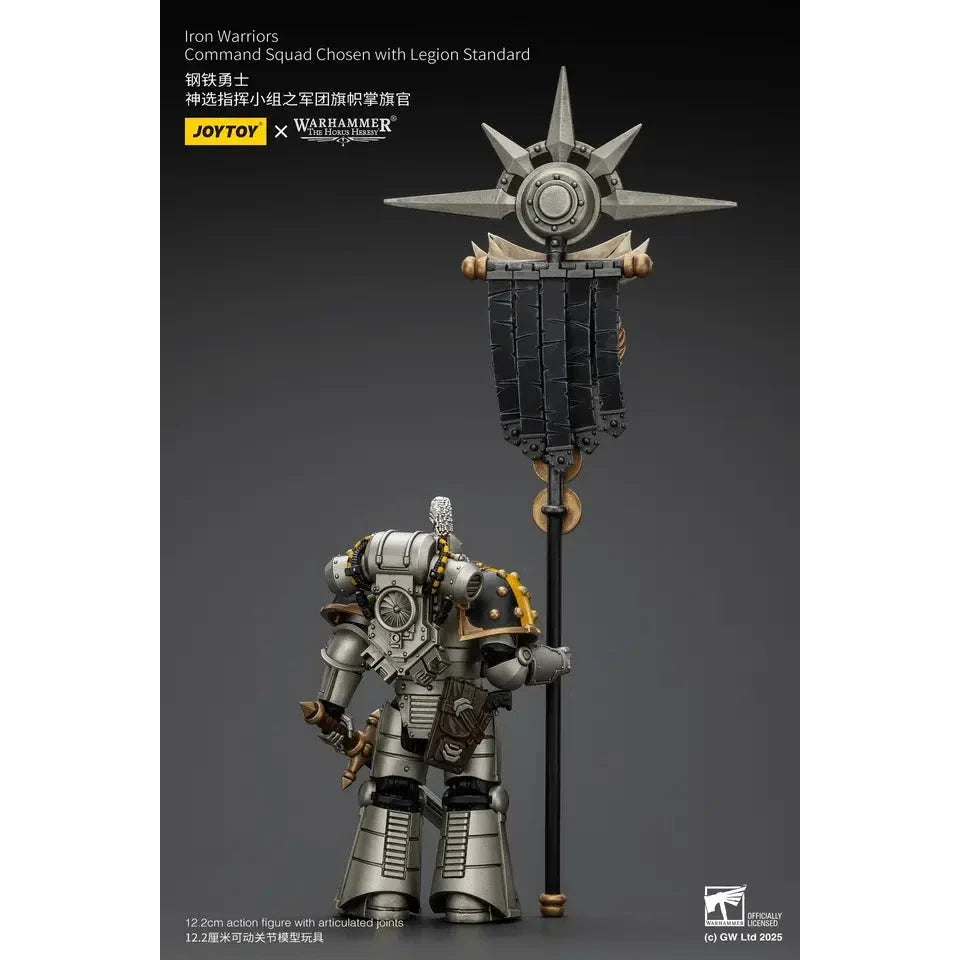 JOYTOY - Iron Warriors Command Squad Chosen with Legion Standard
