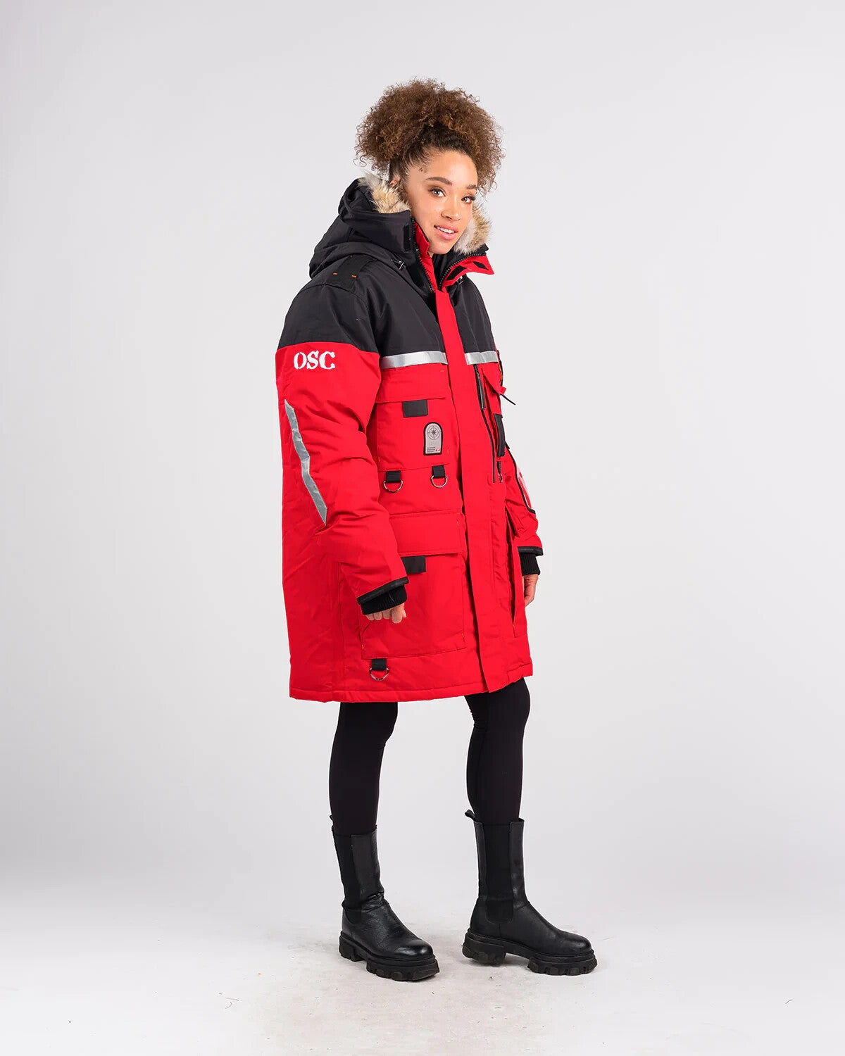 Outdoor Survival Canada OSC Mission Parka Unisex -60°C Down Parka, Blue or RED Medium - ON DISPLAY