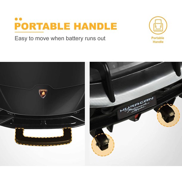 2026 12V Lamborghini Huracan DELUXE Kids Electric Ride On Car with Remote Control