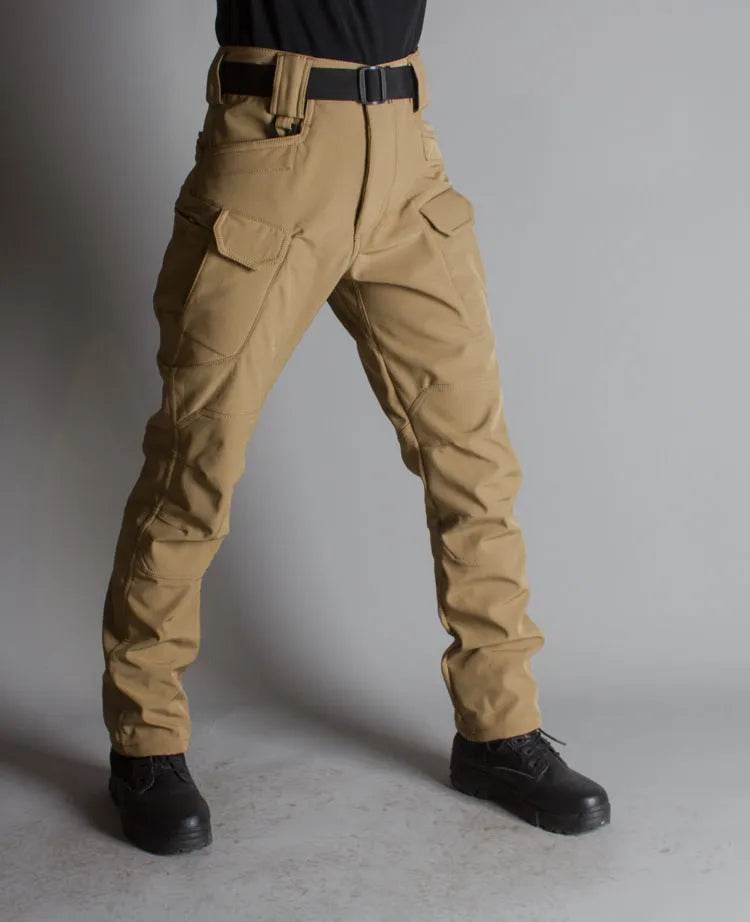 IX7 Shell Tactical Pants Men's Business Shirt Fleece Trousers Pant