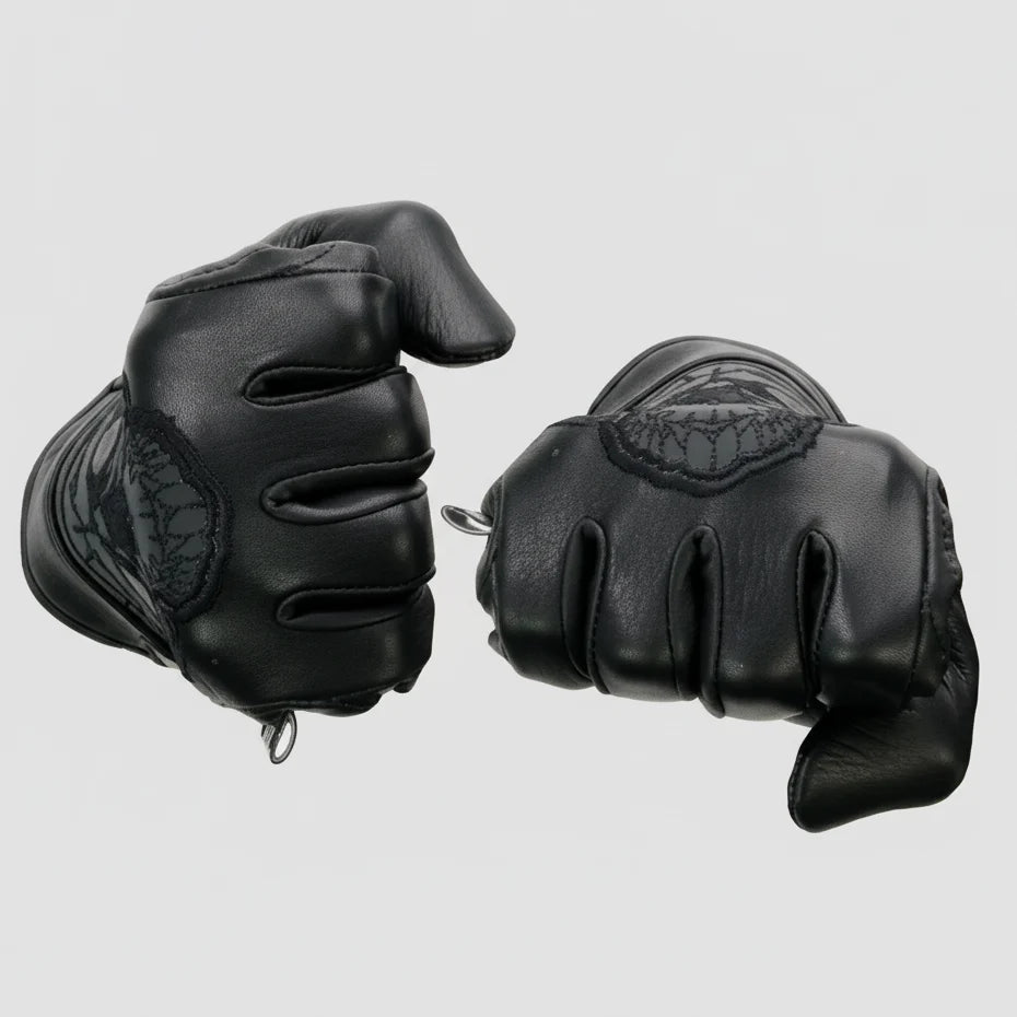 BOL/Open Road Men's Reflective Skull Gloves