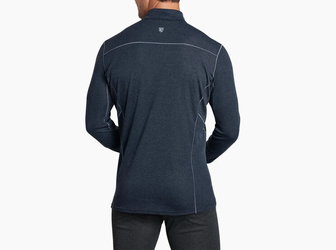 Kuhl Men's Akkomplice Zip Neck Base Layer Tops Size Small