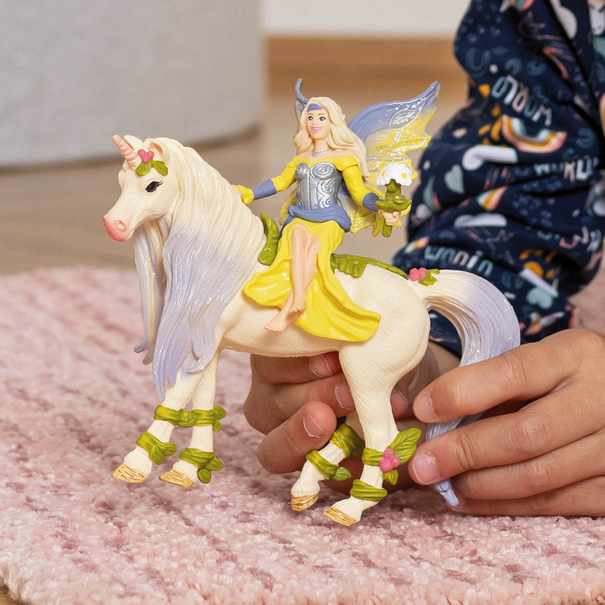 Fairy Sera with blossom unicorn