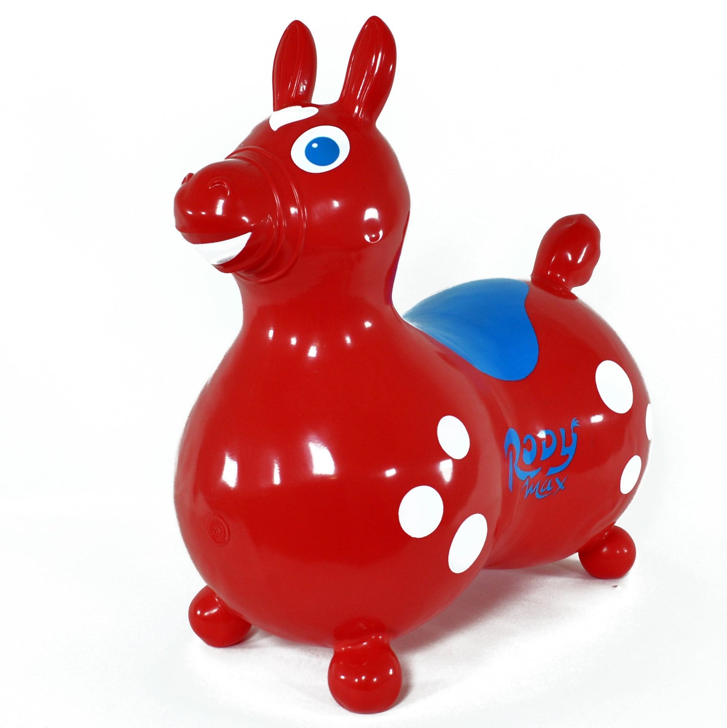 Rody MAX Red Inflatable Bounce Horse With Pump