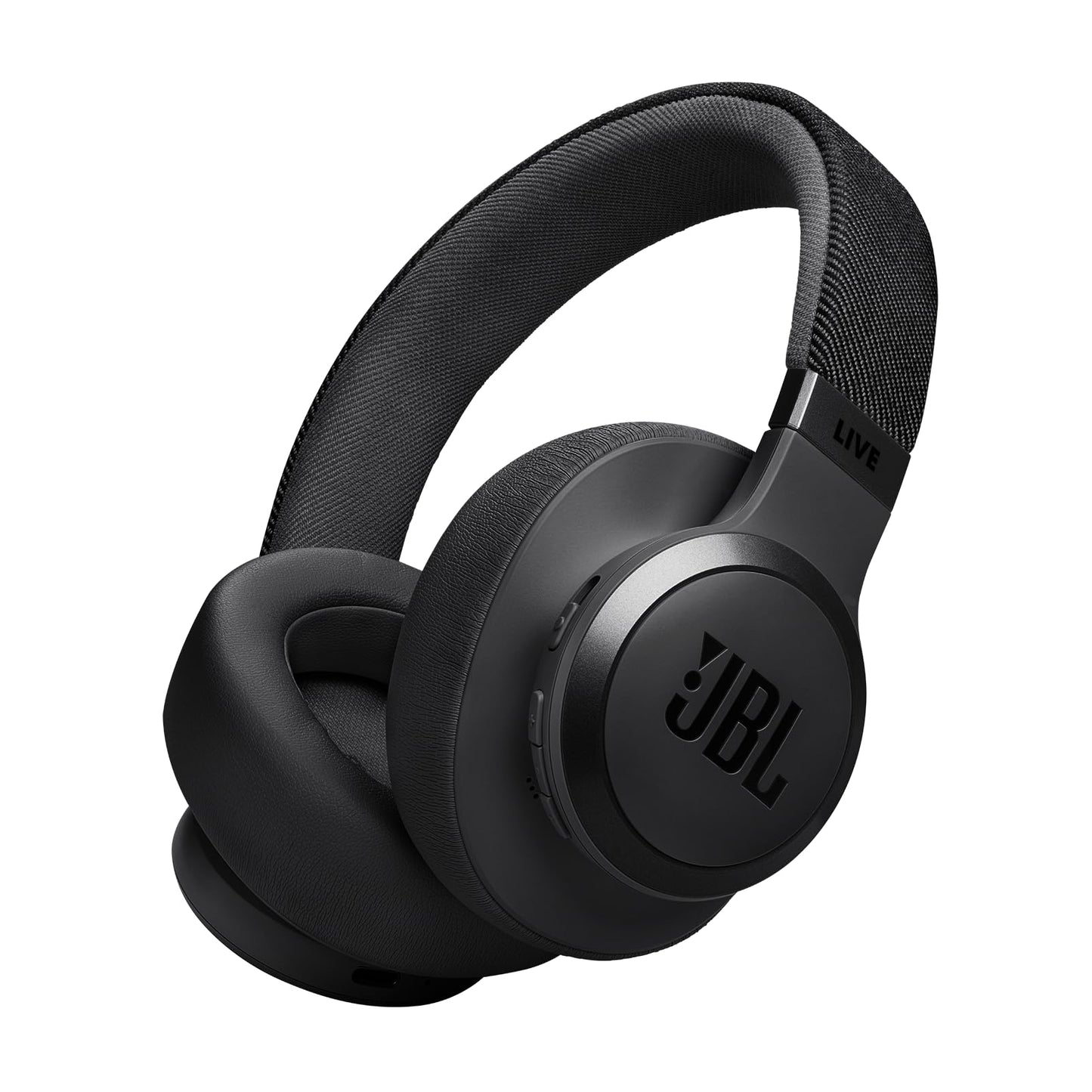 JBL Live 770NC - Wireless Over-Ear Headphones with True Adaptive Noise Cancelling with Smart Ambient, Up to 65 Hours of Battery Life, Comfort-fit Fabric Headband & Carrying Pouch (Black) 🍁 All In One Marketplace Canada