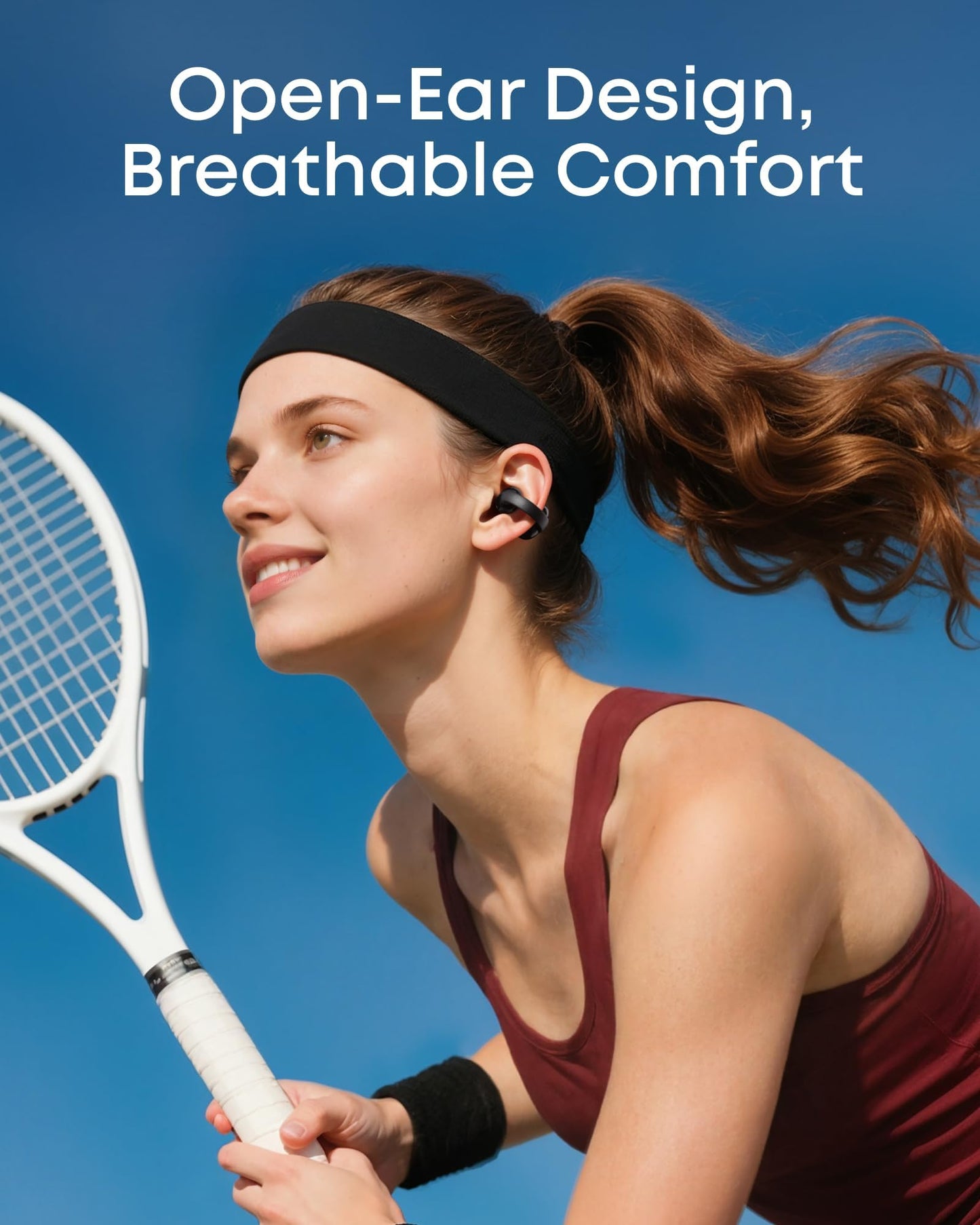 soundcore C50i by Anker, Open-Ear Headphones, Clip-On Earbuds, Ultra-Comfort, FlexiClip Design, 12mm Drivers for Powerful Bass, AI Clear Calls, 28H Playtime, Secure Fit, Hi-Res, IP55, Bluetooth 6.0 🍁 All In One Marketplace Canada