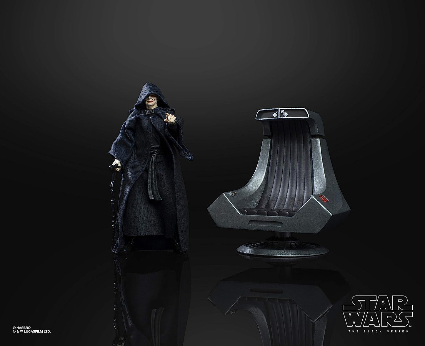 Hasbro - Star Wars The Black Series Emperor Palpatine Action Figure with Throne (preorder Q4 Pending )