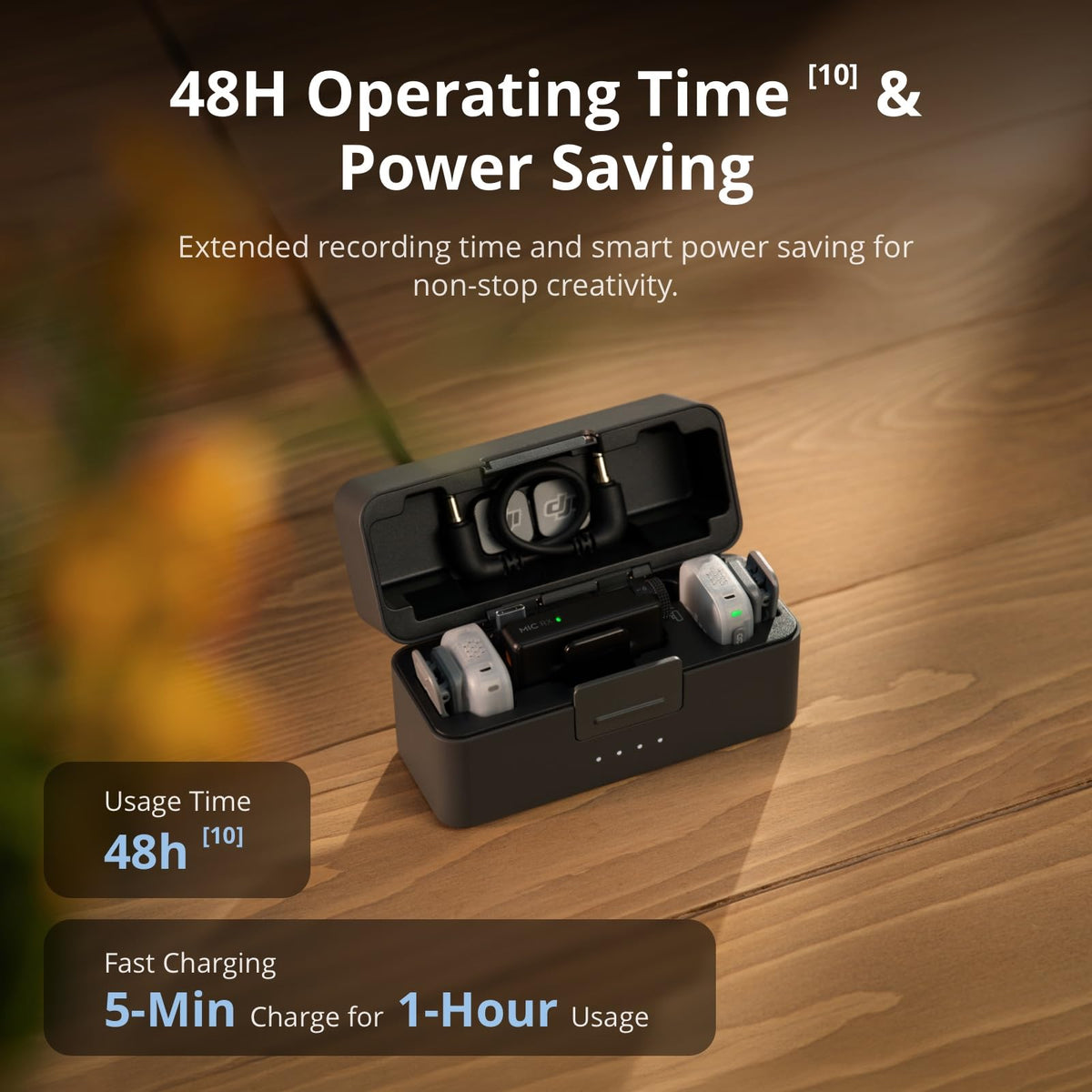 DJI Mic Mini 2 (2 TX + 1 Standard RX + Charging Case), Lavalier Wireless Vlogging Mic for iPhone/Android/Camera, Bluetooth Microphone, Noise Cancelling, 48h Battery, Multi-Color Cover 🍁 All In One Marketplace Canada