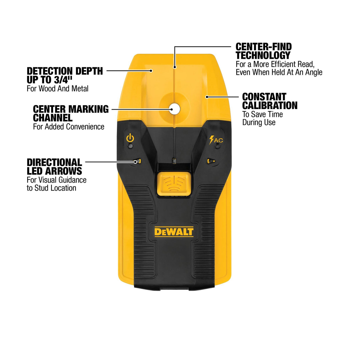 DEWALT 3/4 in. Stud Finder (DW0100) 🍁 All In One Marketplace Canada