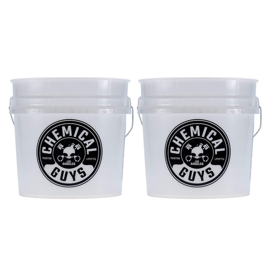 Chemical Guys Heavy Duty Ultra Clear Detailing Bucket for Cars, Trucks, SUVs, Motorcycles, RVs & More, 4.25 Gallon (2 Pack) 🍁 All In One Marketplace Canada