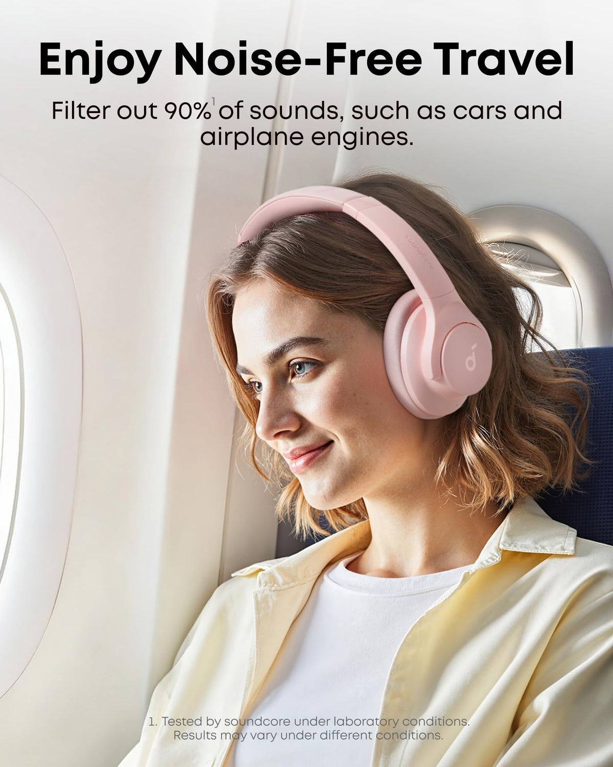 soundcore by Anker Q20i Hybrid Active Noise Cancelling Headphones, Wireless Over-Ear Bluetooth, 40H Long ANC Playtime, Hi-Res Audio, Big Bass, Customize via an App, Transparency Mode, Ideal for Travel 🍁 All In One Marketplace Canada