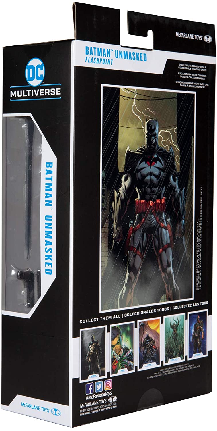 McFarlane Toys - DC Multiverse - unmasked Flashpoint Batman - 7" Action Figure
