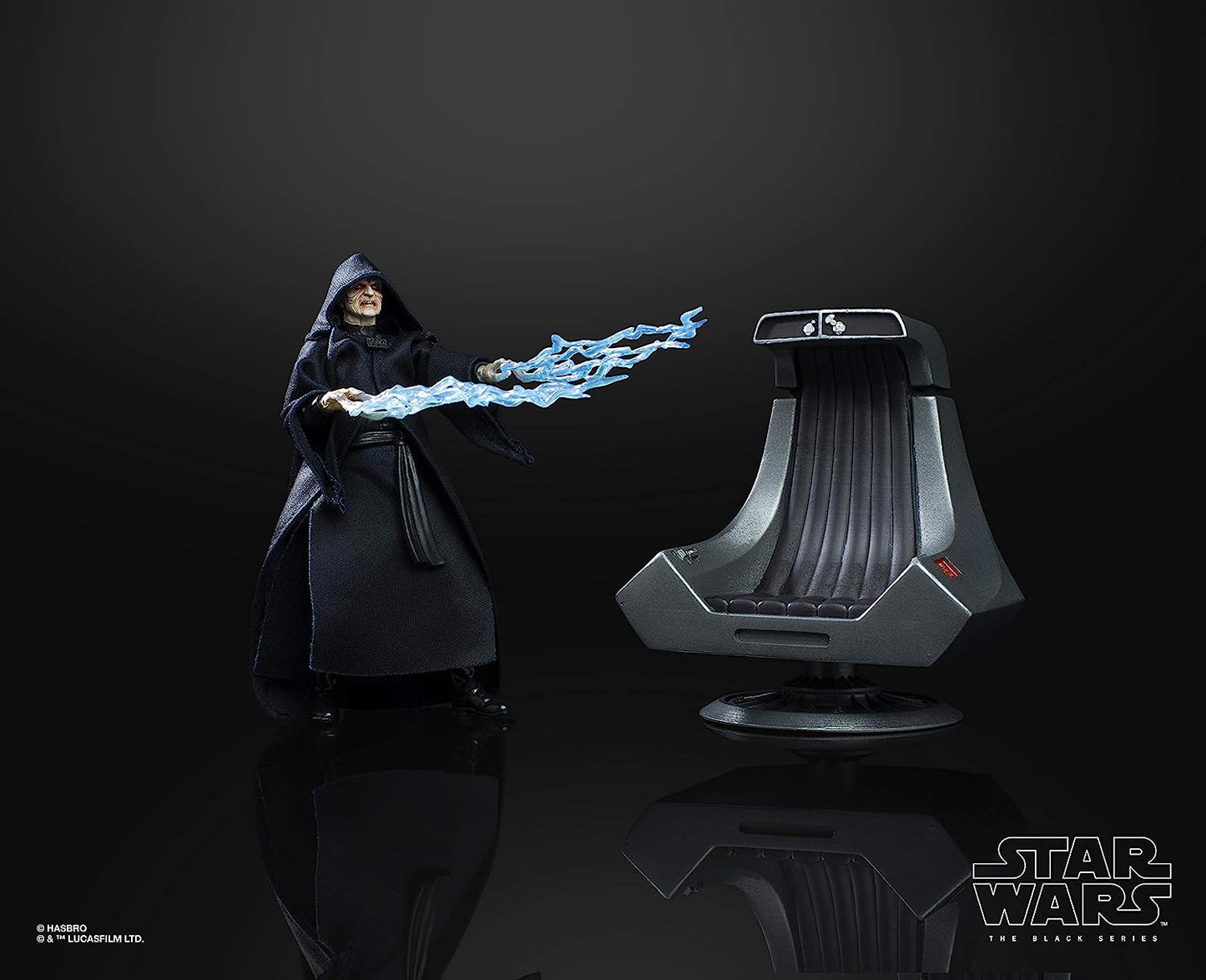 Hasbro - Star Wars The Black Series Emperor Palpatine Action Figure with Throne (preorder Q4 Pending )