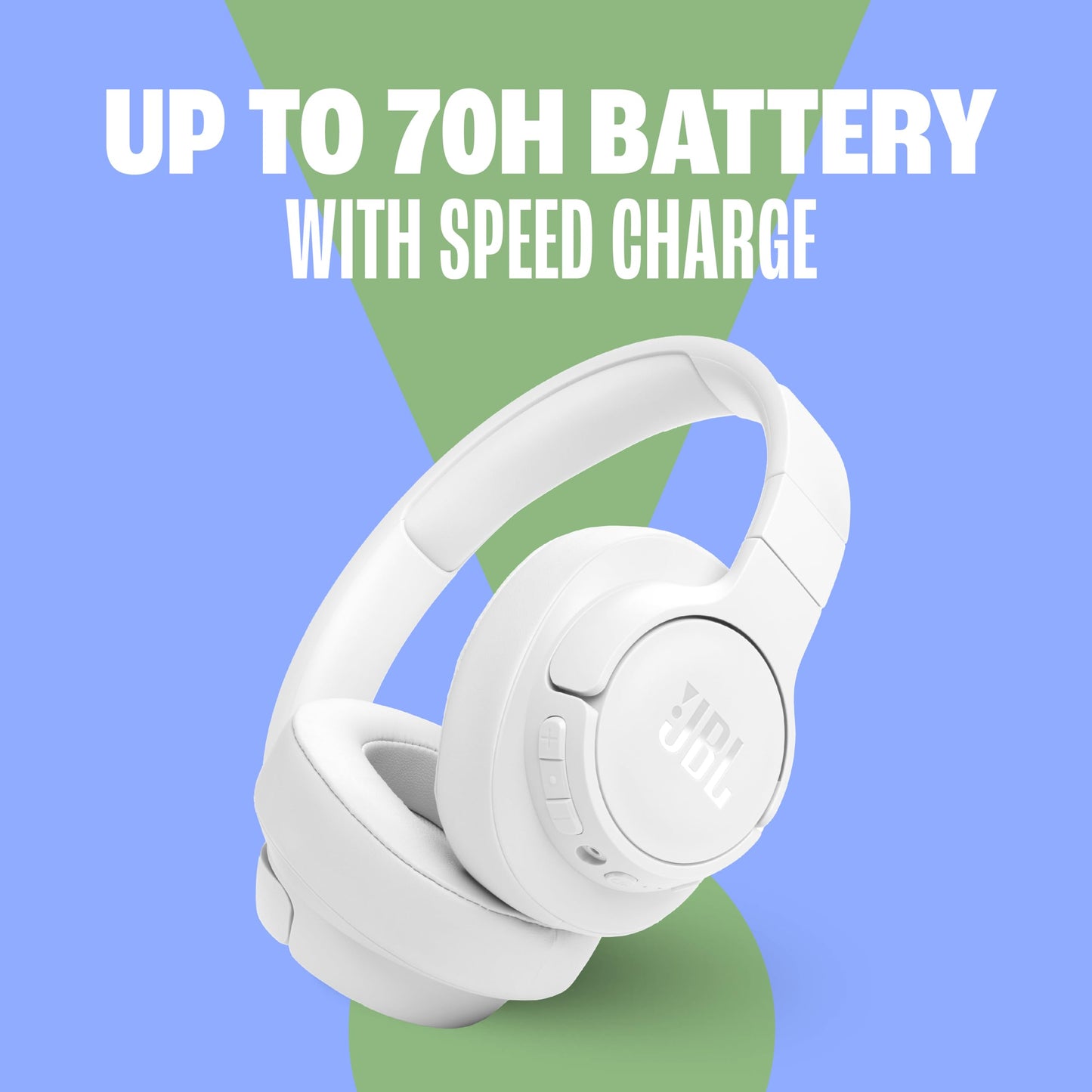 JBL Tune 770NC - Adaptive Noise Cancelling with Smart Ambient Wireless Over-Ear Headphones, Bluetooth 5.3, Up to 70H Battery Life with Speed Charge, Lightweight, Comfortable & Foldable Design (Blue) 🍁 All In One Marketplace Canada