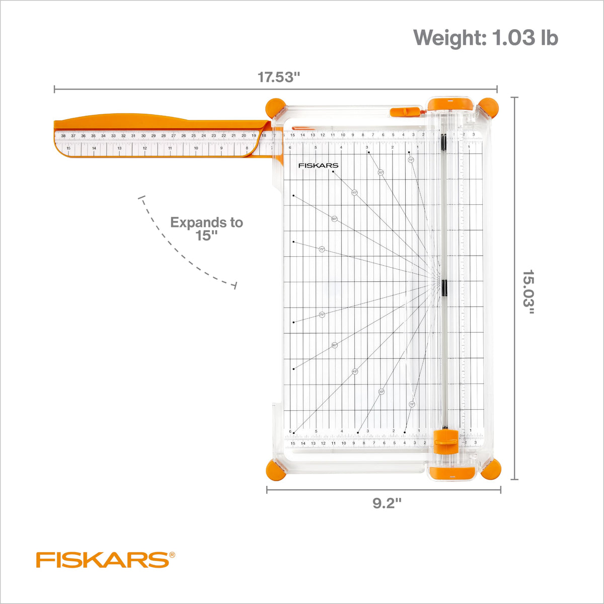 Fiskars Precision Paper Trimmer - Easy, Safe and Accurate for Crafts, Gifts, Cards and More - Always Cuts Straight 🍁 All In One Marketplace Canada