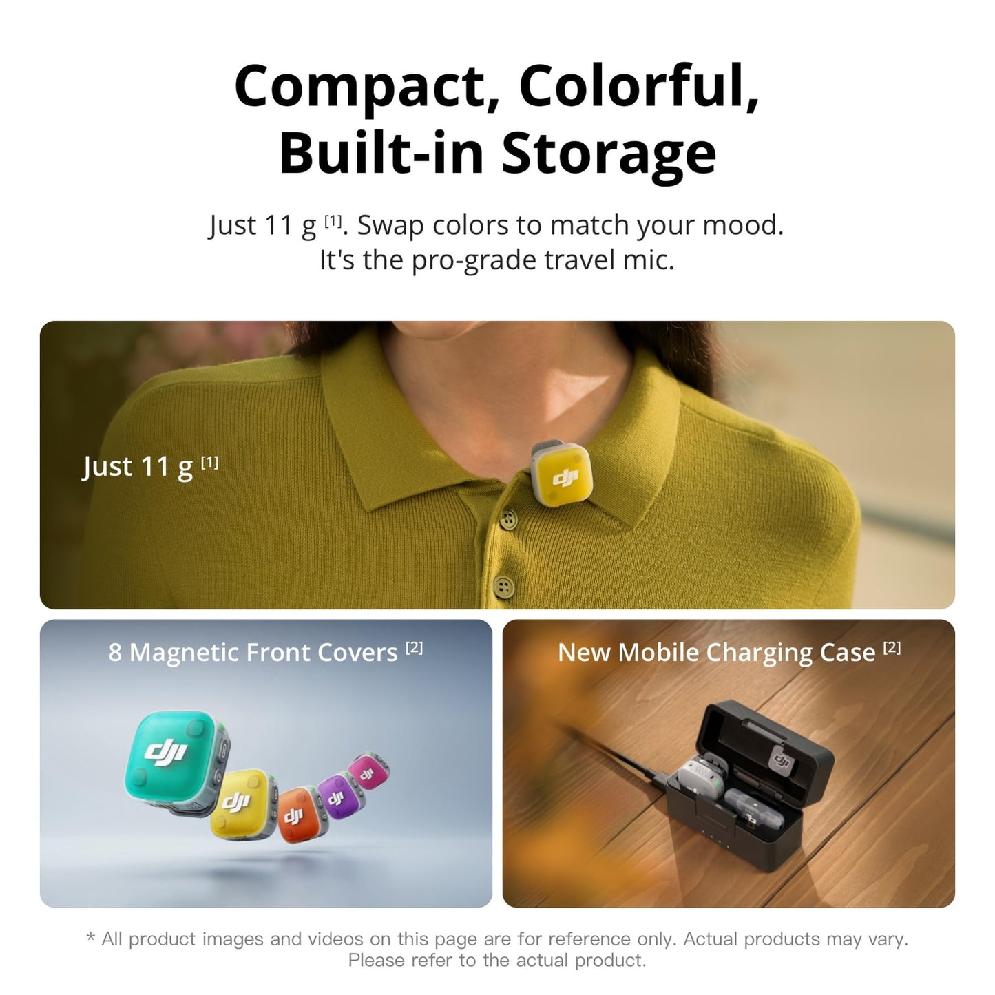 DJI Mic Mini 2 Transmitter, Wireless Mini Mic, Vlogging Microphone, Bluetooth Microphone, Ultralight, 8h Operating Time, Power Saving, Noise Cancelling, Streaming 🍁 All In One Marketplace Canada