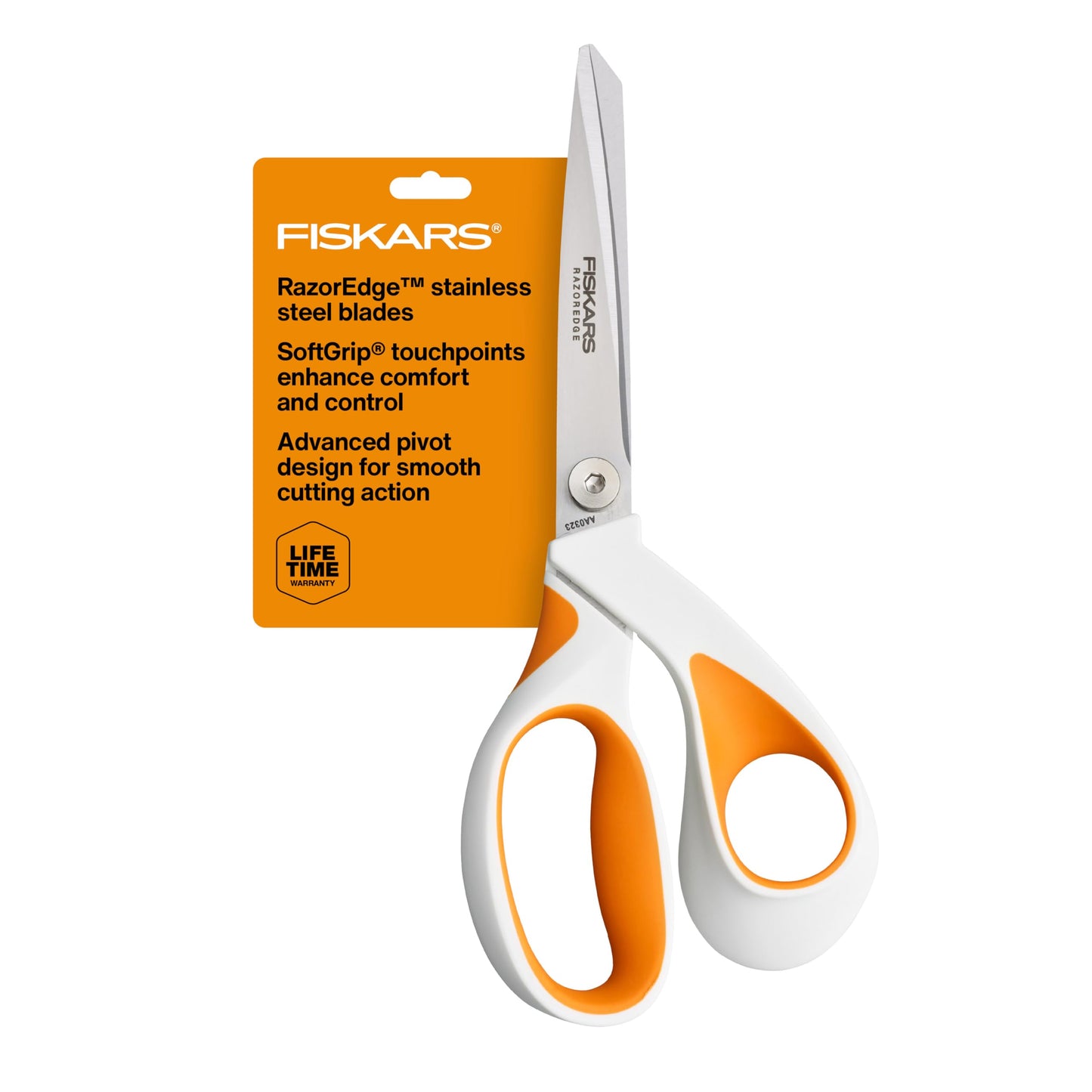 Fiskars RazorEdge Fabric Scissors - 8" Heavy Duty Fabric Shears with SoftGrip Ergonomic Handle, Premier Grade Stainless Steel Blades 🍁 All In One Marketplace Canada