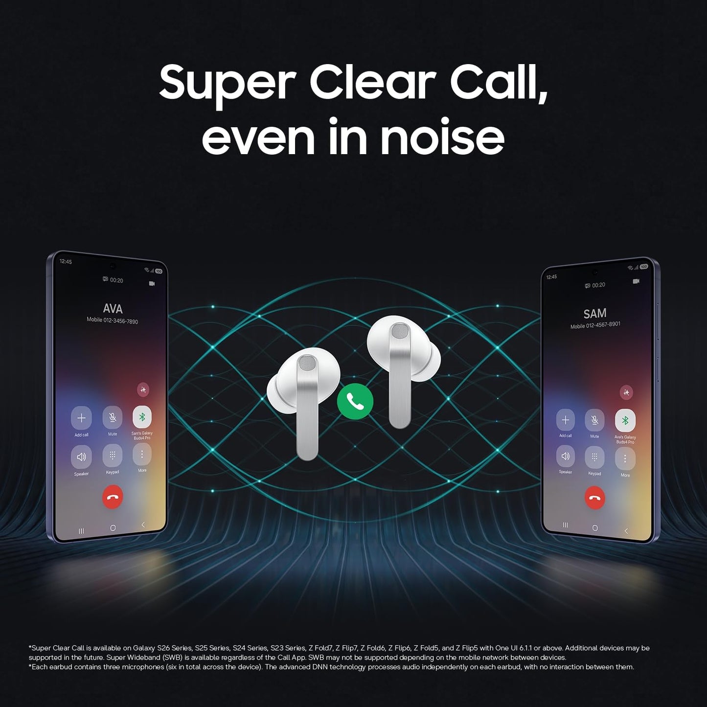 Samsung Galaxy Buds4 Pro, Black (CAD Version & Warranty) - New Fit, Two Way Speaker, Adaptive ANC, AI Assistant 🍁 All In One Marketplace Canada