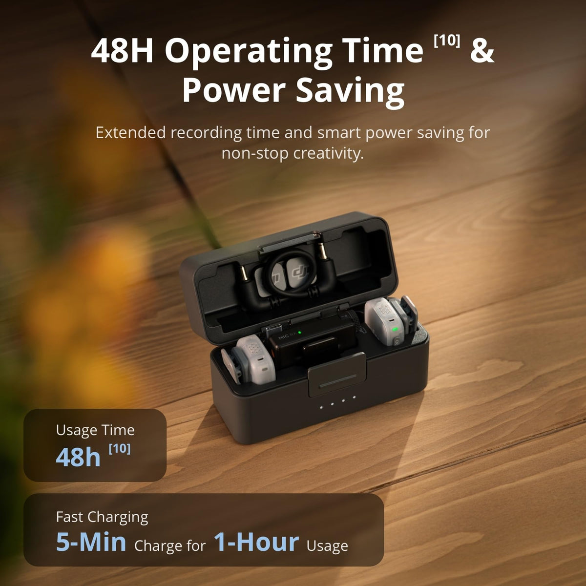 DJI Mic Mini 2 Transmitter, Wireless Mini Mic, Vlogging Microphone, Bluetooth Microphone, Ultralight, 8h Operating Time, Power Saving, Noise Cancelling, Streaming 🍁 All In One Marketplace Canada