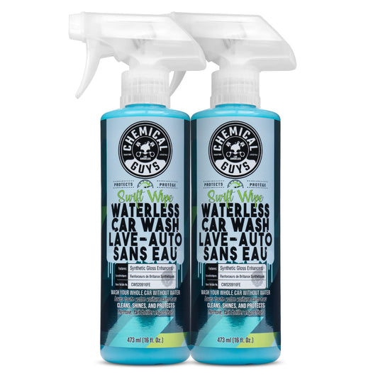 Chemical Guys Swift Wipe Sprayable Waterless Car Wash, Easily Clean - Just Spray & Wipe, Safe for Cars, Trucks, Motorcycles, RVs & More, 473 ml (2 Pack) 🍁 All In One Marketplace Canada