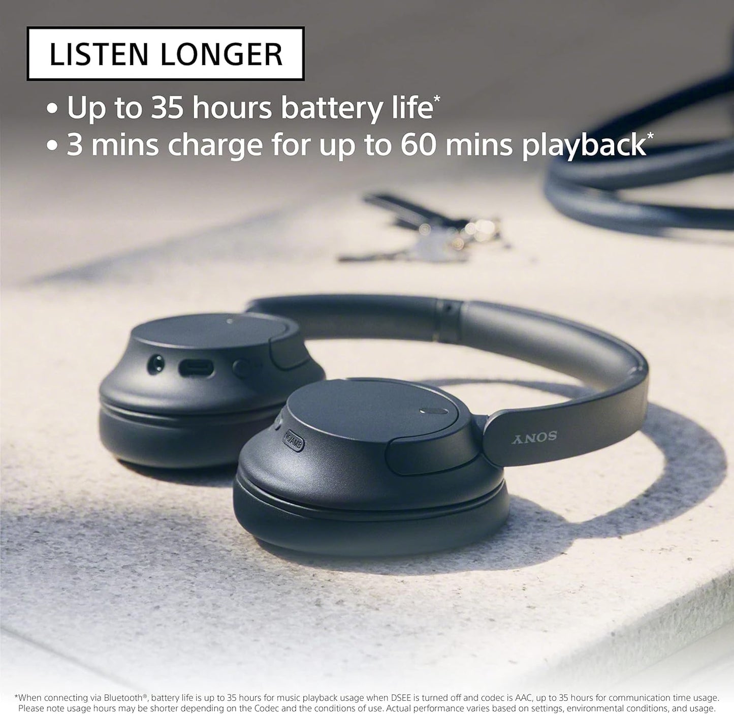 Sony WH-CH720N Noise Cancelling Wireless Headphones Bluetooth Over The Ear Headset with Microphone and Alexa Voice Control, O/S, Blue 🍁 All In One Marketplace Canada