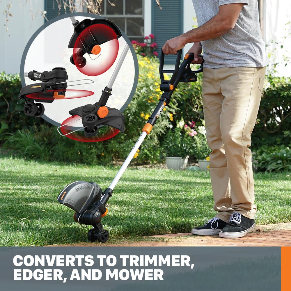 WORX WG170.2 20V Power Share GT Revolution 12" Cordless String Trimmer (Battery & Charger Included) 🍁 All In One Marketplace Canada