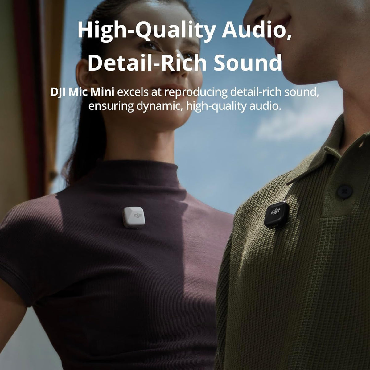 DJI Mic Mini (2 TX + 1 Mobile RX), Wireless Microphone for iPhone/Android, Plug and Play, Compact & Lightweight, Cross-Model Pairing, Premium Audio, Stable Transmission, Noise Cancelling 🍁 All In One Marketplace Canada