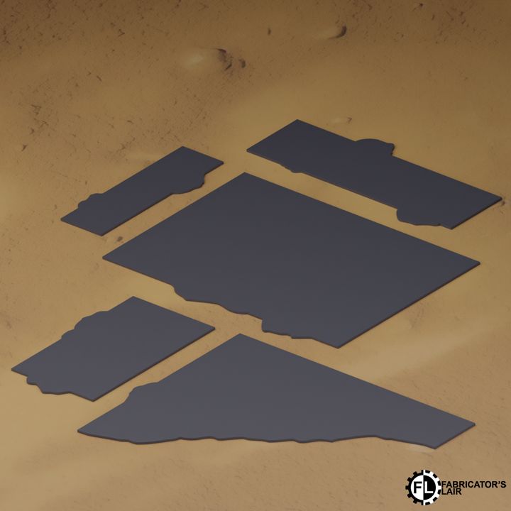 11th Edition Foldable terrain - Armored Set