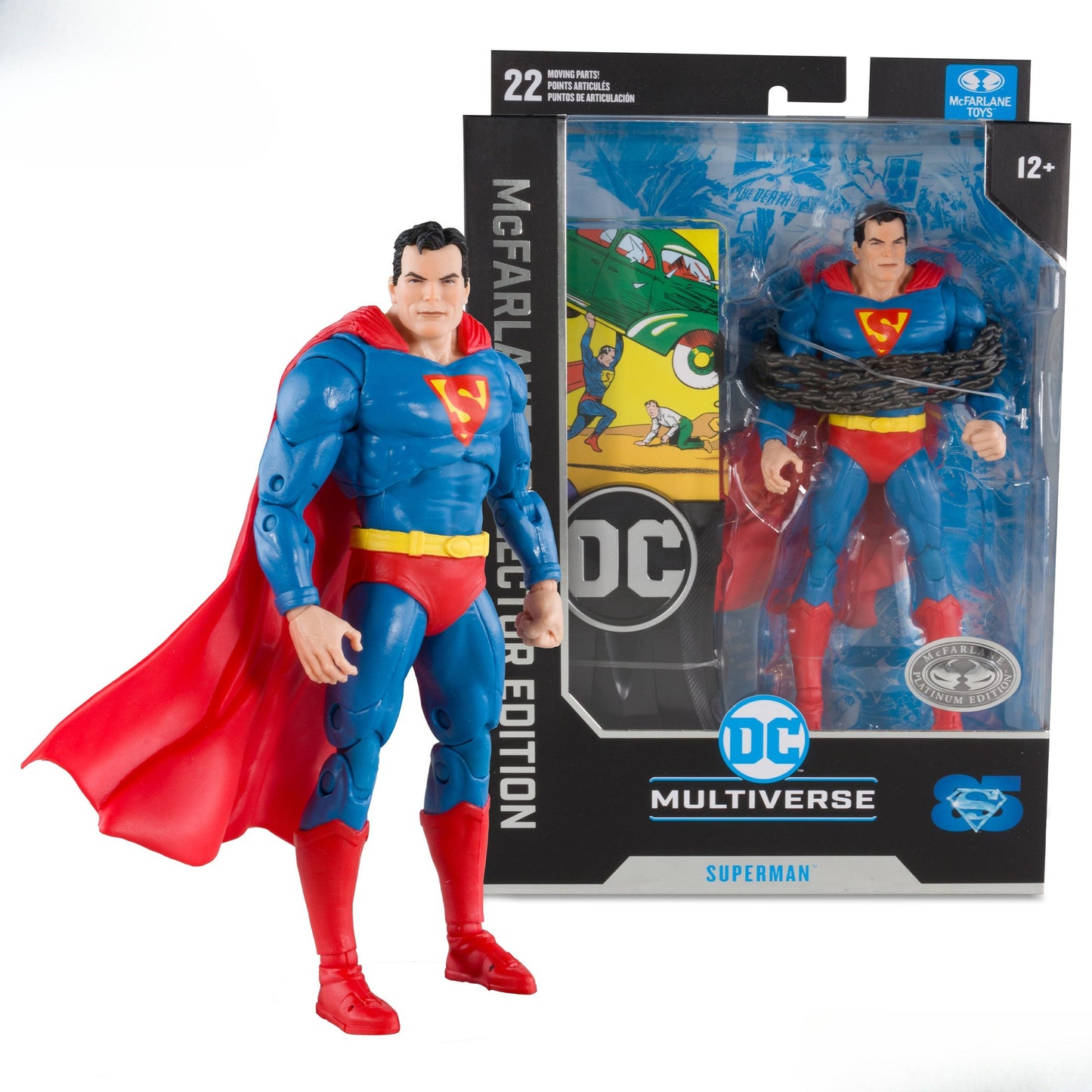 McFarlane Toys - Action Comics DC Multiverse Collector Edition Superman - Platinum / Chase
