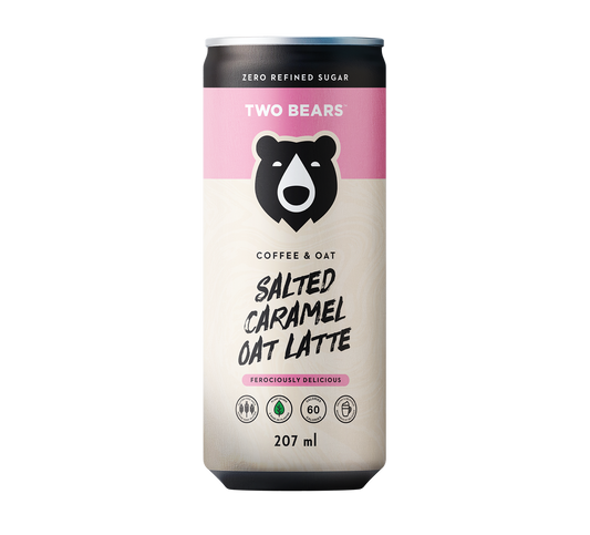 Frothed Salted Caramel Oat Latte (12 x six packs = 72 cans)