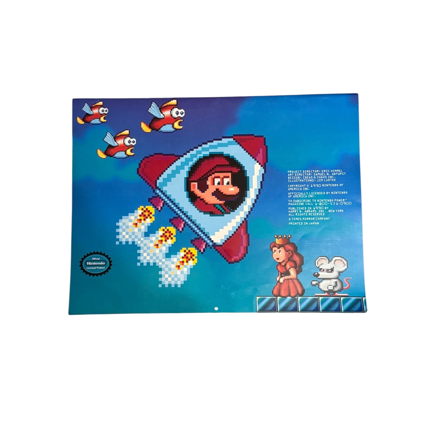 Nintendo The Power Game 1991 Calendar